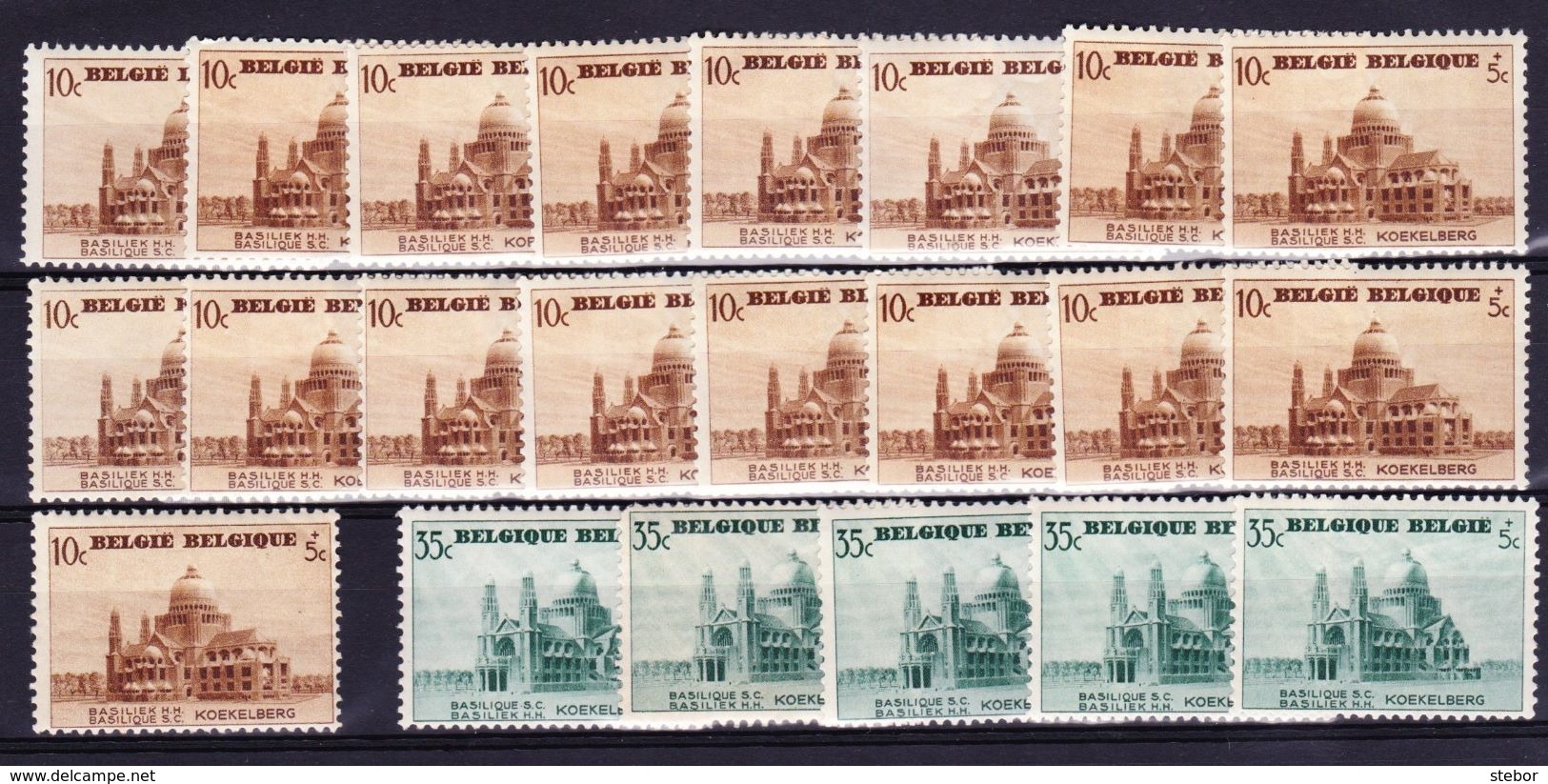 België, 1938, Kleine Verzameling Nr 471/72  **/* Zeer Mooi Lot K742,  KOOPJE - Collections (sans Albums)