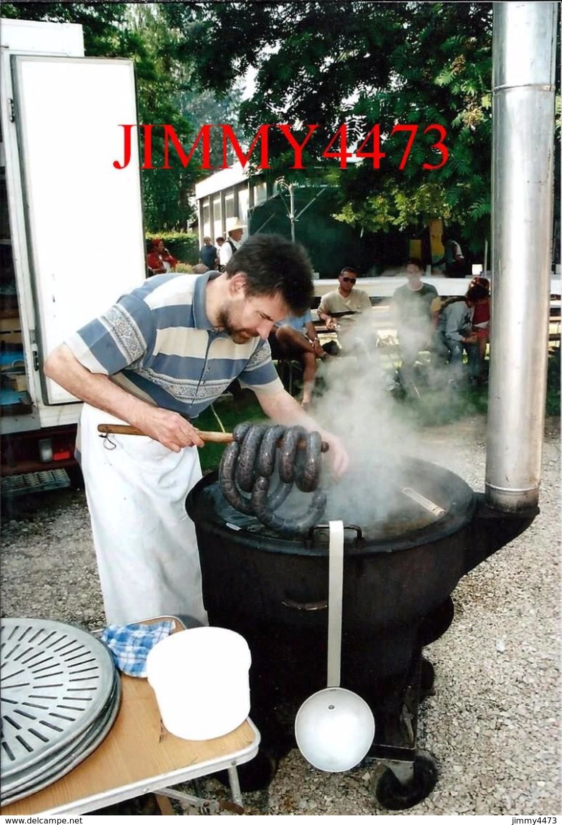 CPM -Yves LANGLOIS Artisan-Charcutier Cuisson à L'eau Du Boudin Noir - LUTZ EN DUNOIS 28 Eure Et Loir -  Phot P.TOUCHARD - Artisanat