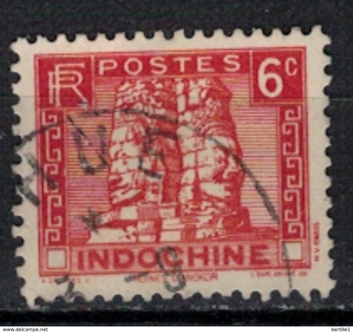 INDOCHINE                 N°  YVERT    160     ( 2 )        OBLITERE       ( O   2/62 ) - Used Stamps