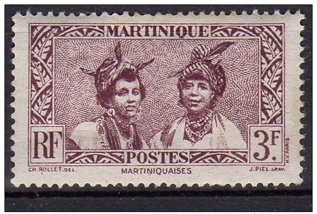 Martinique 1933-38 Martiniquaises 3F N° 151 Neuf* - Neufs