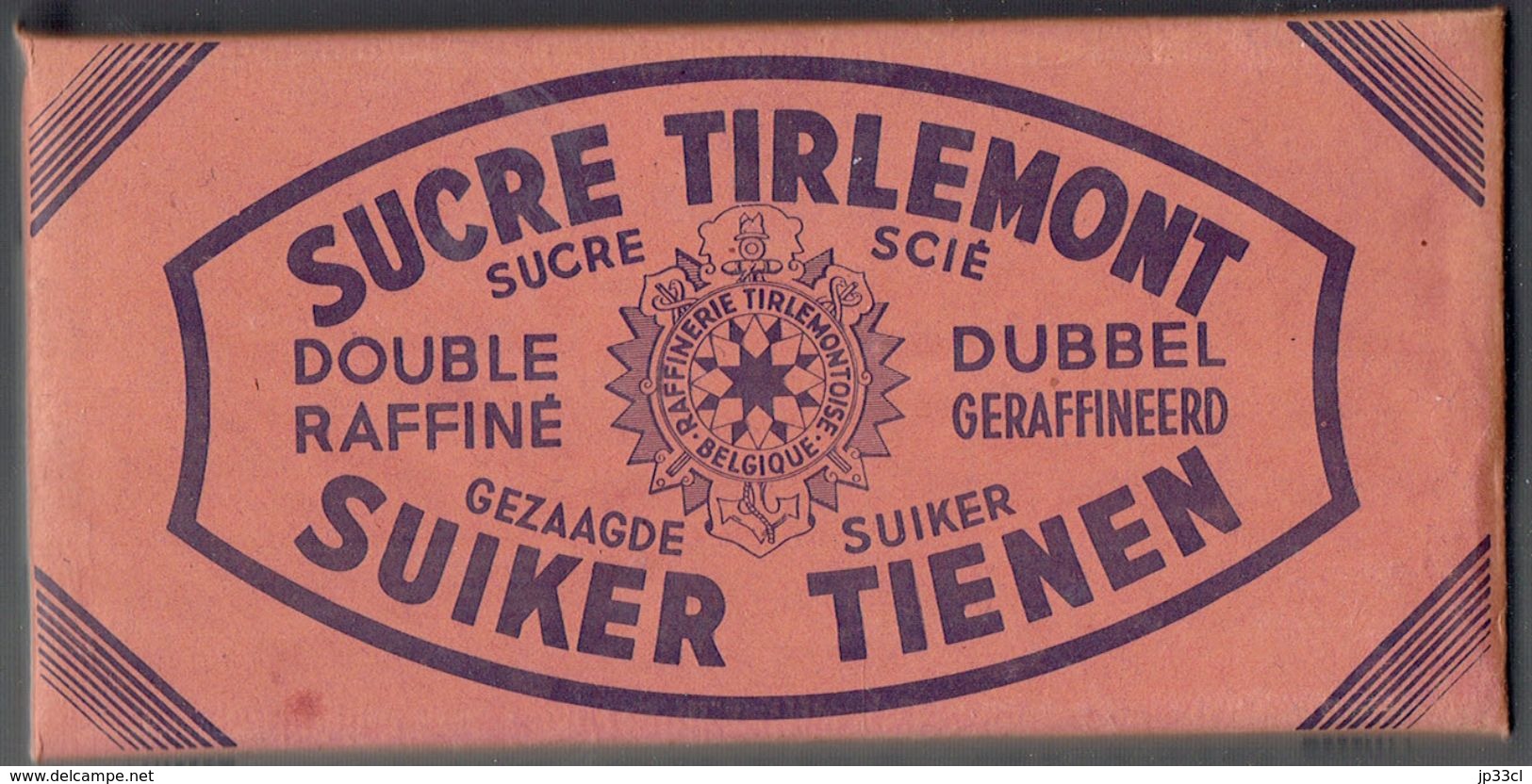 Très Ancien Paquet De Sucre Scié Tirlemont (Gezaagde Suiker Tienen) - Années 40/50 (Jamais Ouvert - Nooit Geopend) - Suiker