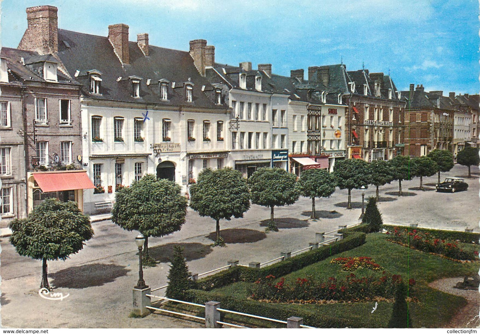 CPSM  FRANCE 76 "Bacqueville En Caux, Hotel Aigle D'Or" - Autres & Non Classés