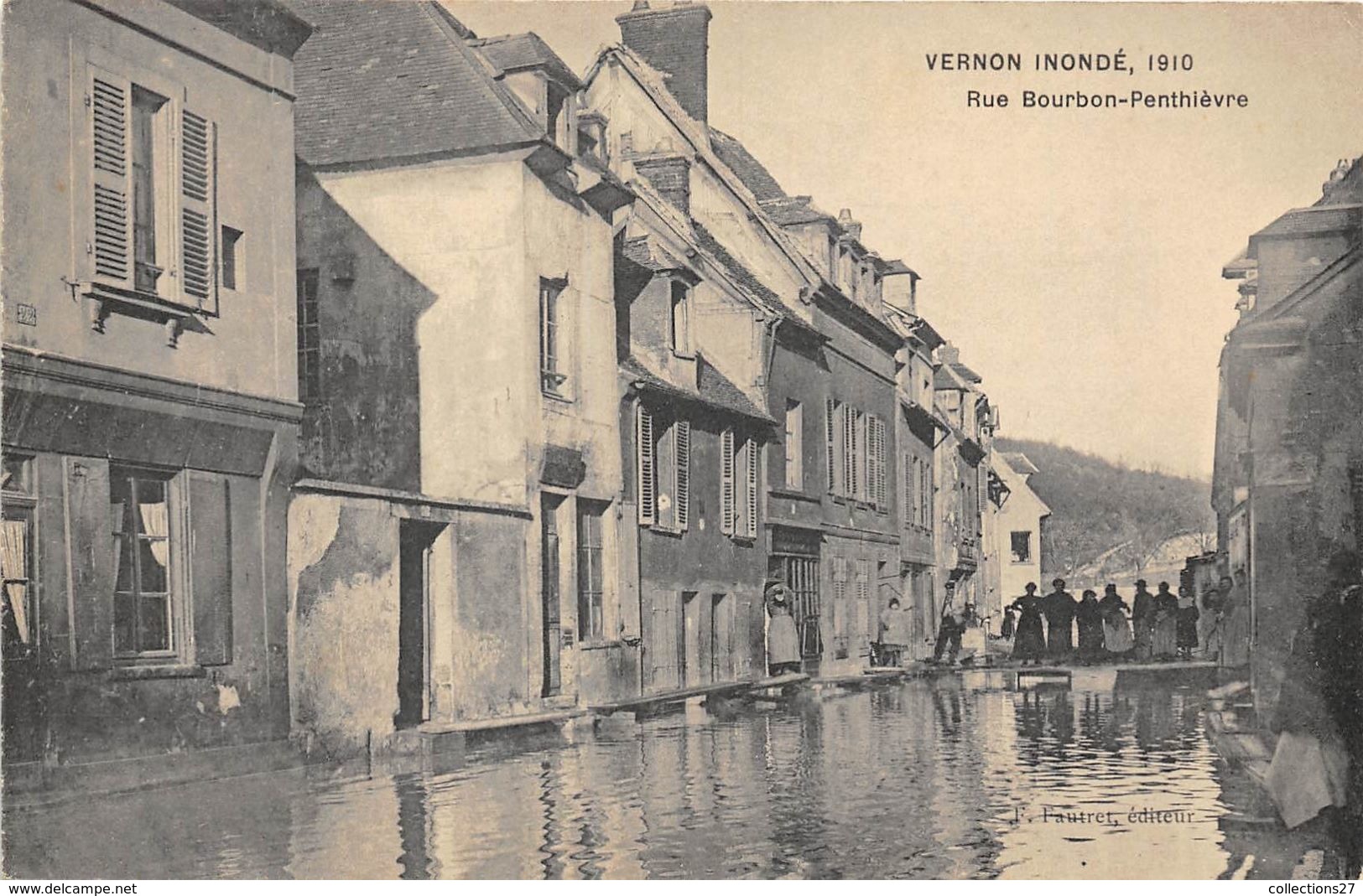 27-VERNON- INONDE , RUE BOURBON-PENTHIEVRE - Vernon