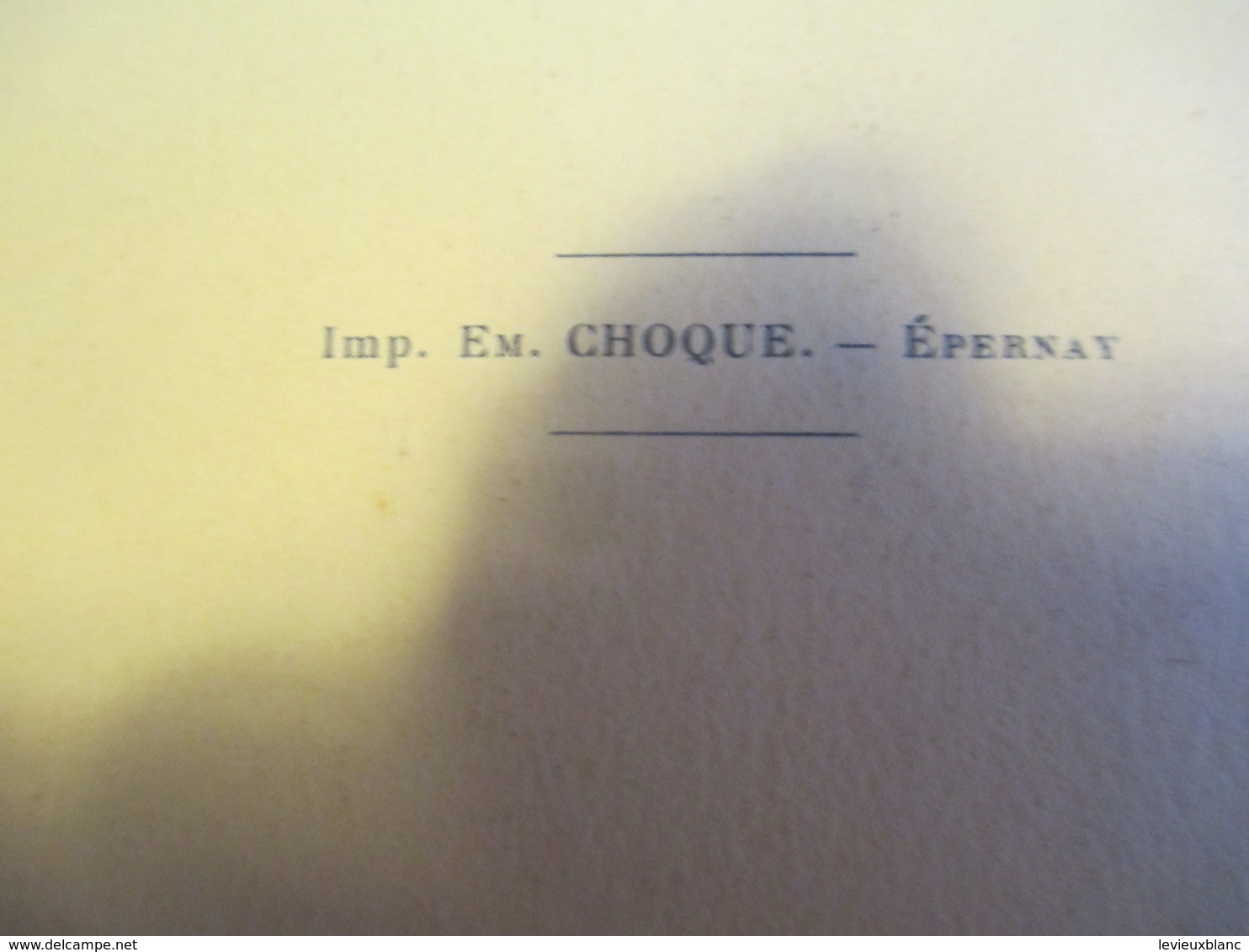 Discours/ Eglise Notre Dame d'Epernay/Bénédiction des Cloches / Abbé Marmottin / EPERNAY/ 1913    PROG168