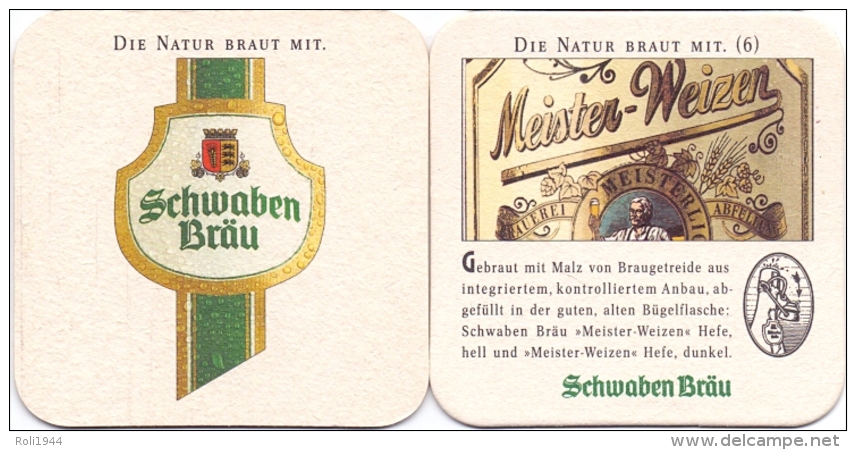 #D197-203 Viltje Schwaben Bräu - Beer Mats