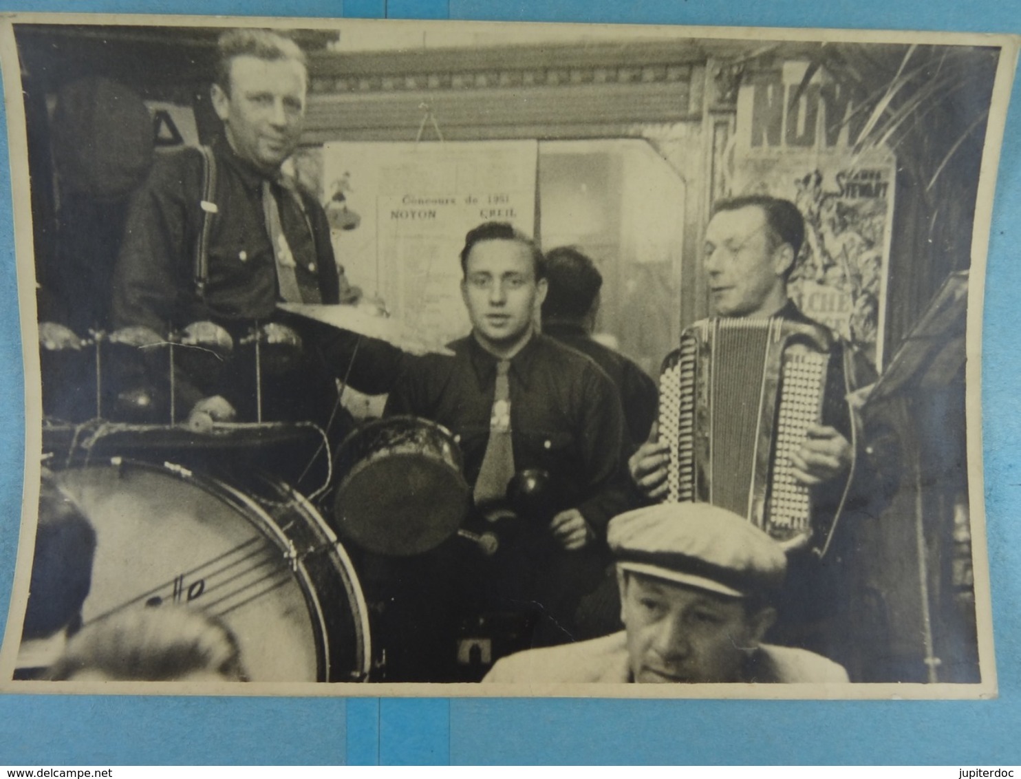 Lot De 3 Photos Orchestre ACS Ecaussinnes 1951 - Lieux