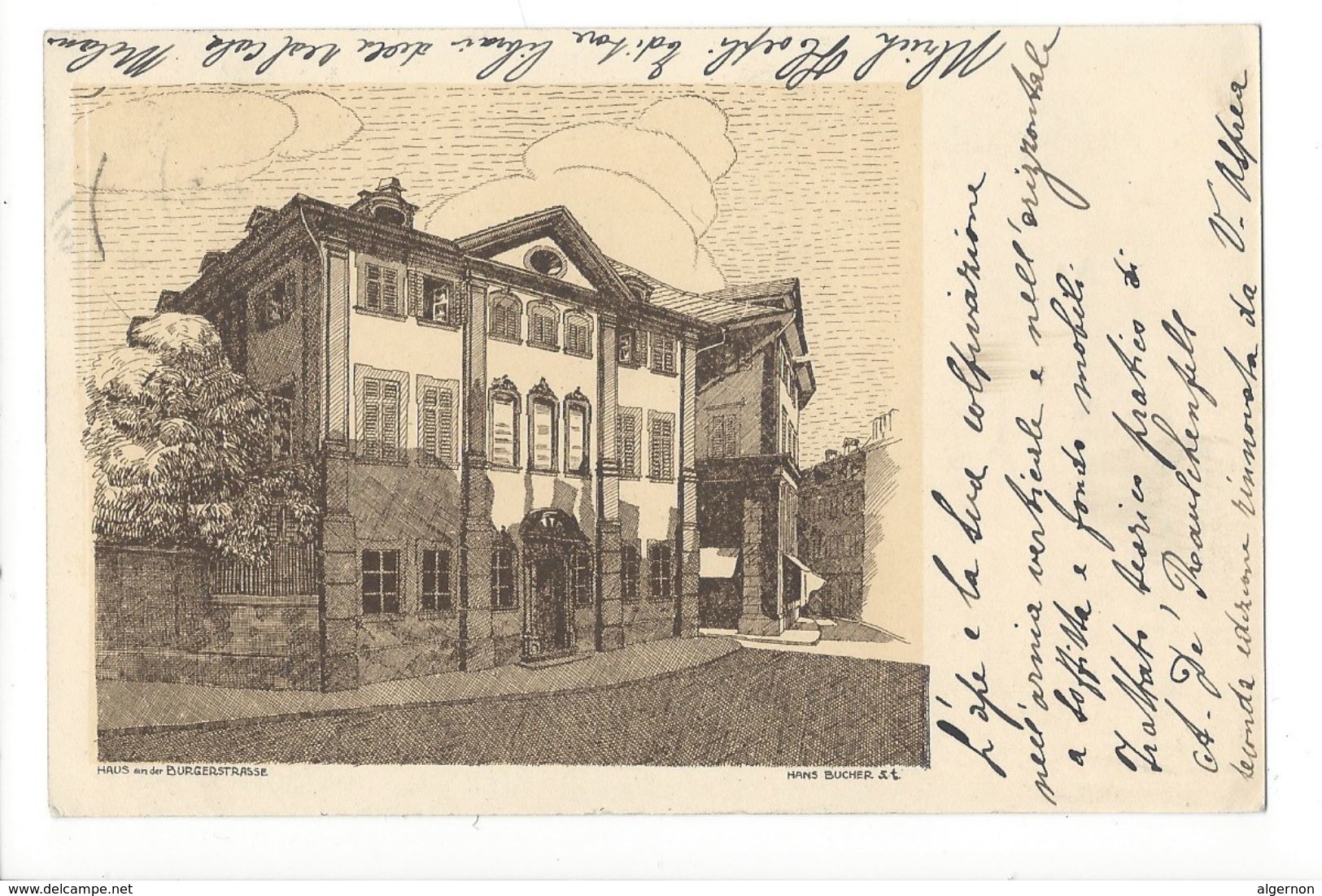 19515 -  Alt Luzern Haus An Der Burgerstrasse Zeichnungen Von Schülern Der Kantonsschule - Luzern