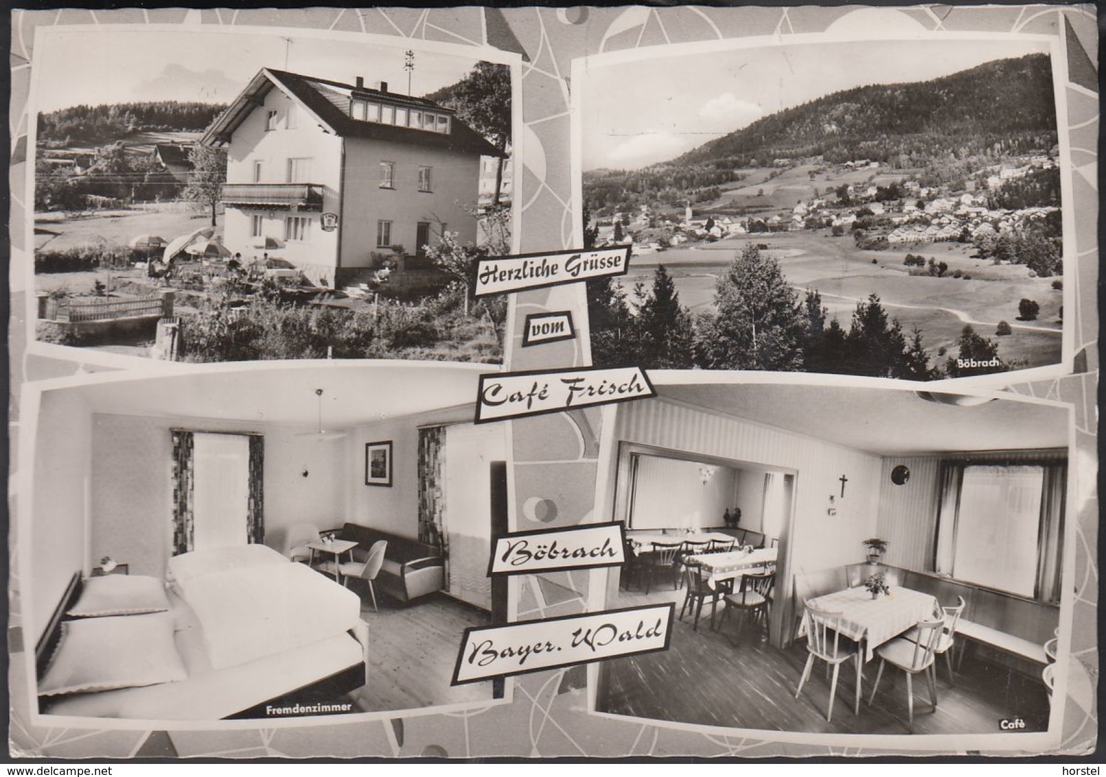 D-94255 Böbrach - Bayr. Wald - Cafe Frisch (60er Jahre) - Bodenmais