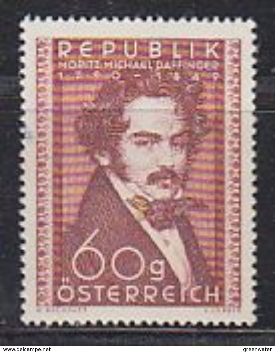 Austria 1950 Moritz Daffinger 1v ** Mnh (37813A) - Ongebruikt