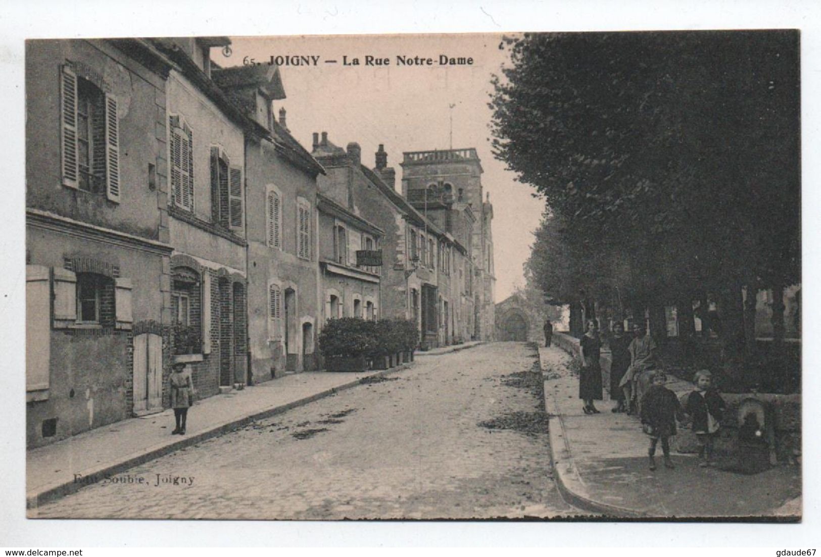 JOIGNY (89) - LA RUE NOTRE-DAME - Joigny