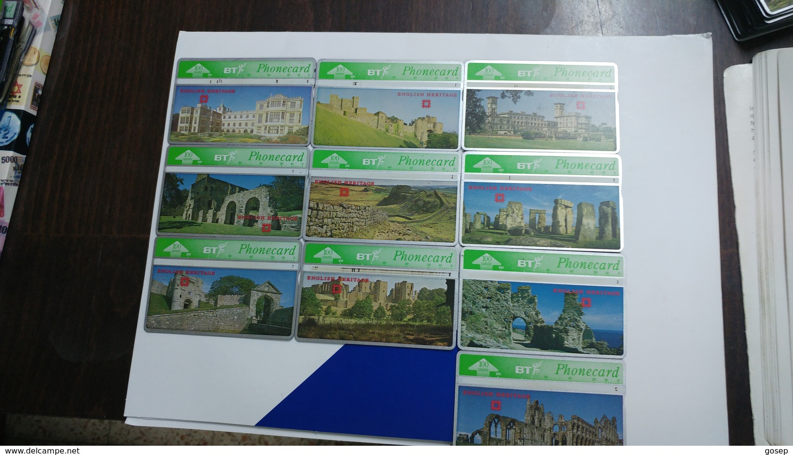 United Kingdom-(bta113-122)-heritage(10cards)-(100units)-()-price Cataloge5.00£-card+10card Prepiad Free - BT Advertising Issues