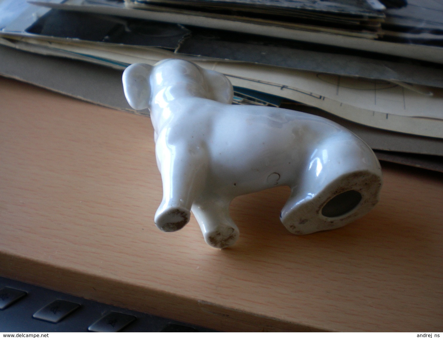 Dachshund A Porcelain Figure - Other & Unclassified