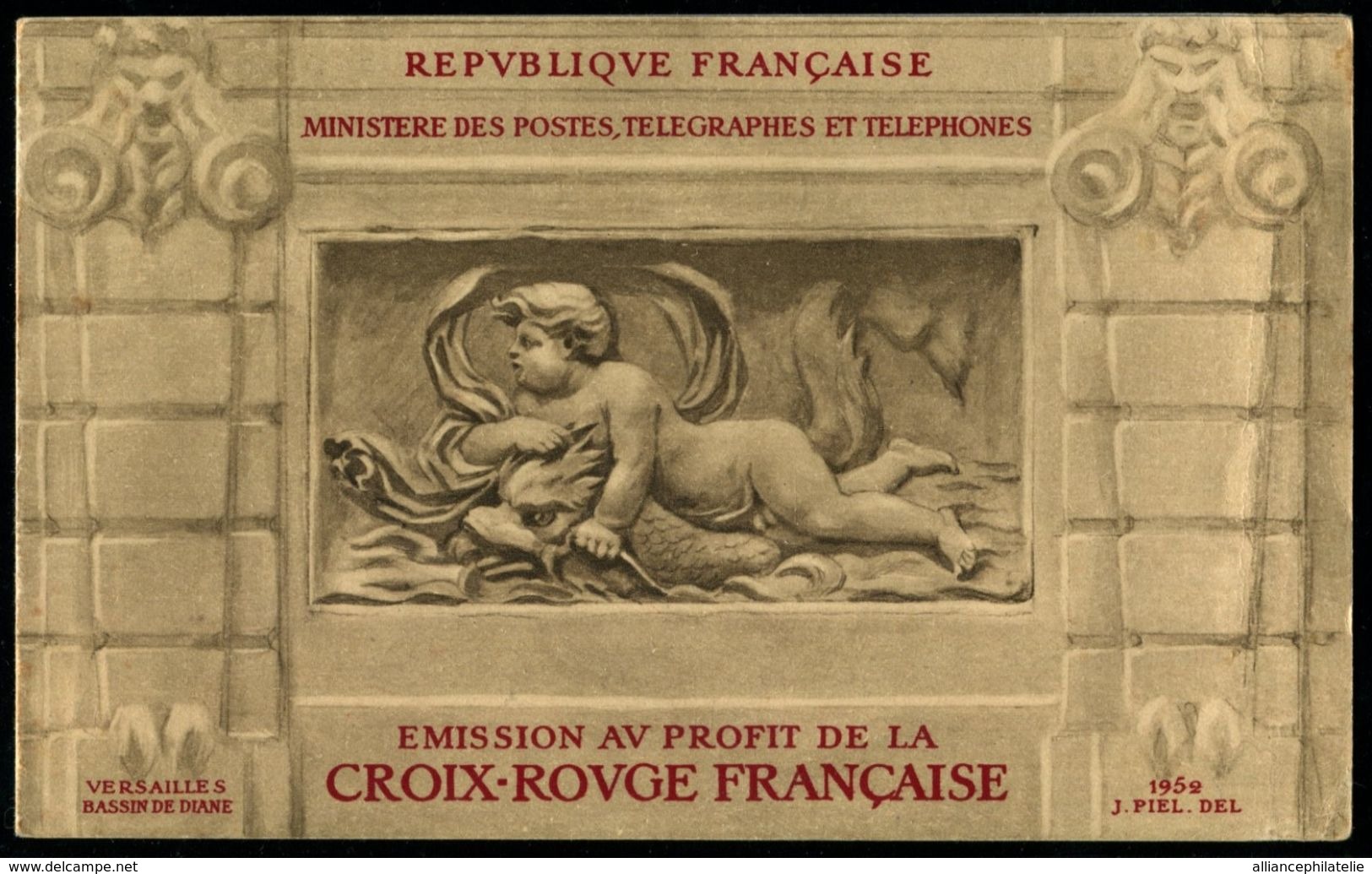 Lot N°3603b France Carnet Croix-Rouge N°2001 Année 1952 Neuf * TB - Rode Kruis