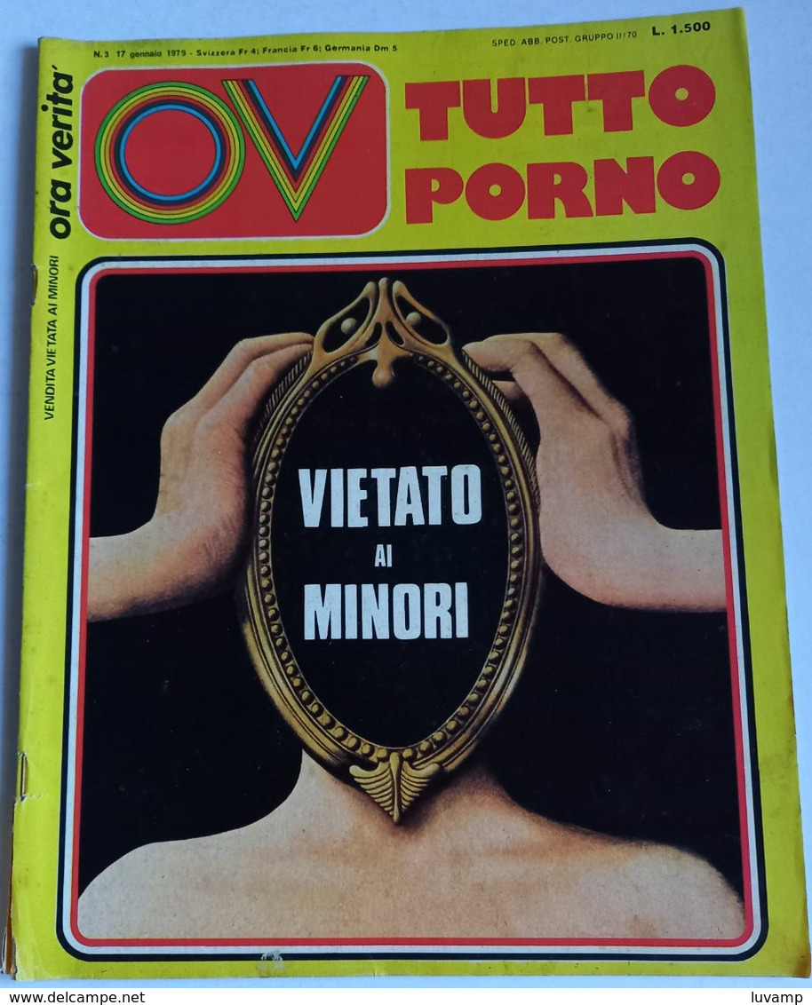 ORA VERITà  - N. 3  DEL  17 GENNAIO 1979   (  CARTEL 30) - Prime Edizioni