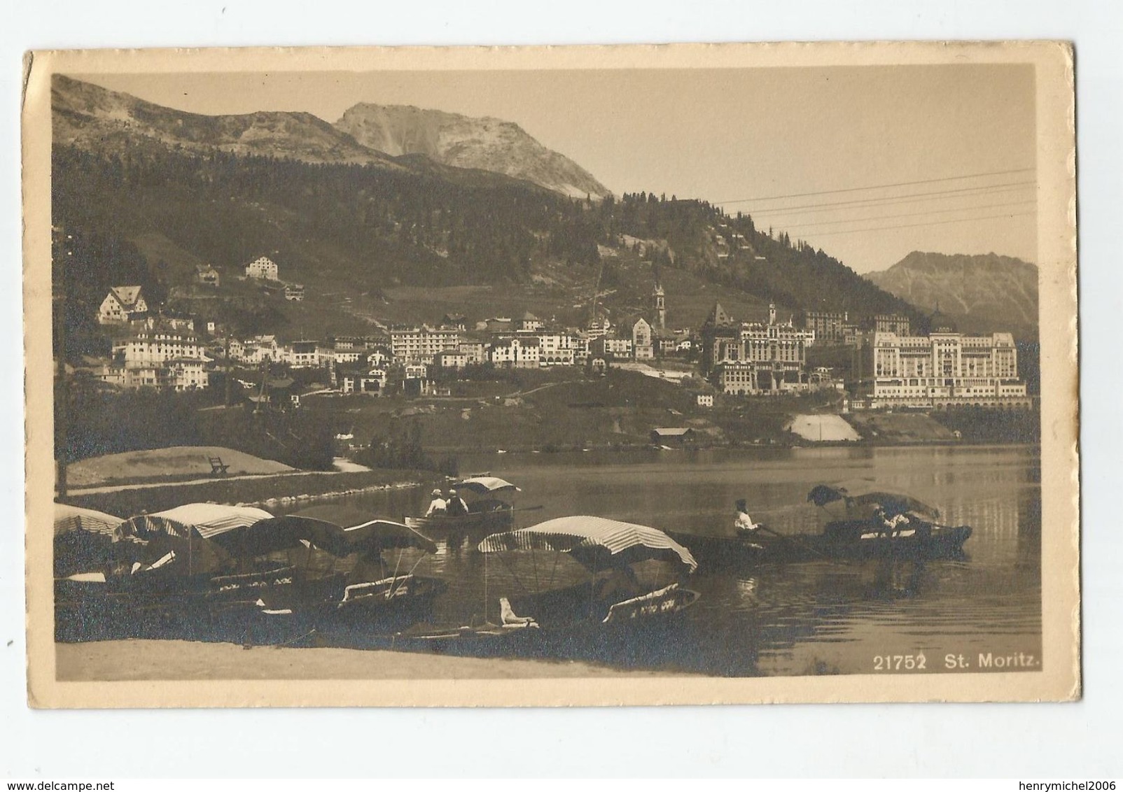 Suisse Grisons St Moritz 21752 Ed Wehrli Ag Kilchberg Zurich - Sankt Moritz