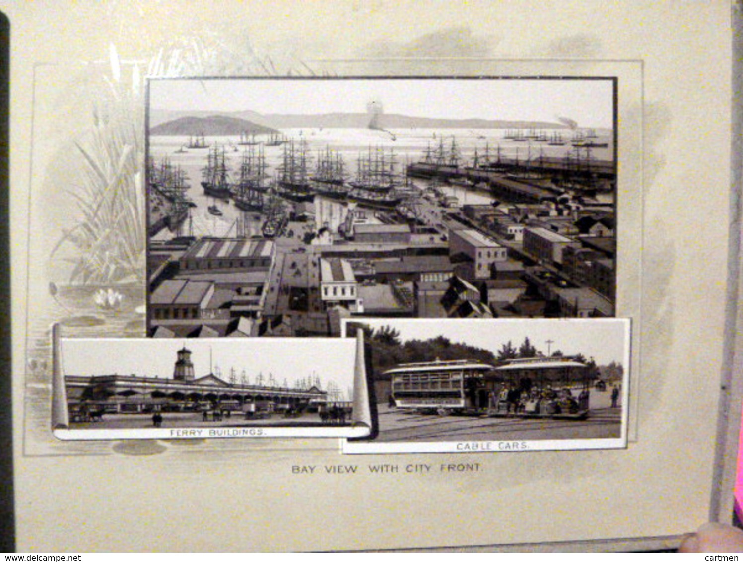 SAN FRANCISCO SUITE DE 50 VUES PHOTOLITHOGRAPHIEES GRANDE DIMENSION BAY VIEW CHINATOWN GOLDEN GATE 1890