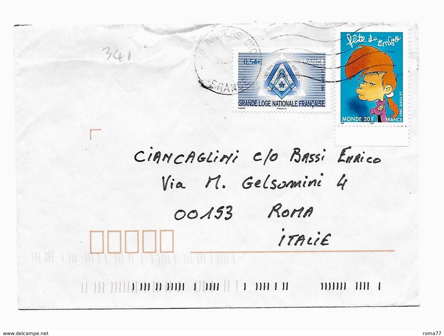 EDB341 - FRANCIA , Lettera Viaggiata  Il  2006 - Storia Postale
