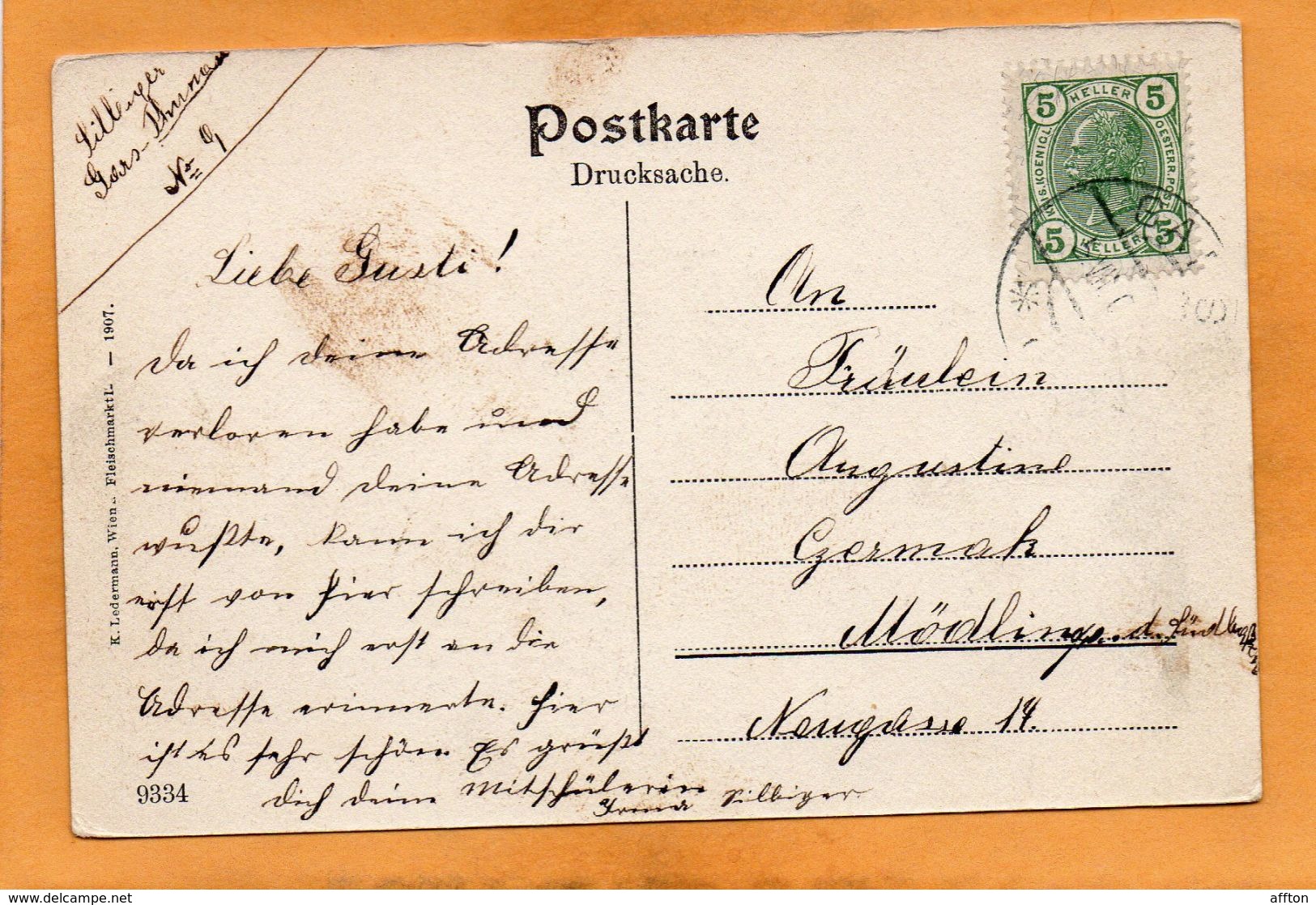 Gars Thunau Kamp 1905 Postcard - Gars Am Kamp