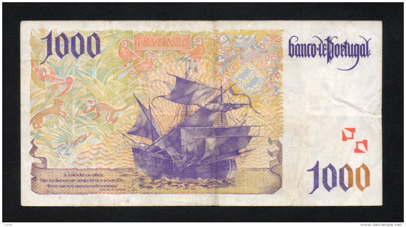 Banconota 1000 Scudi Portoghesi 1996 (circolata) - Portogallo