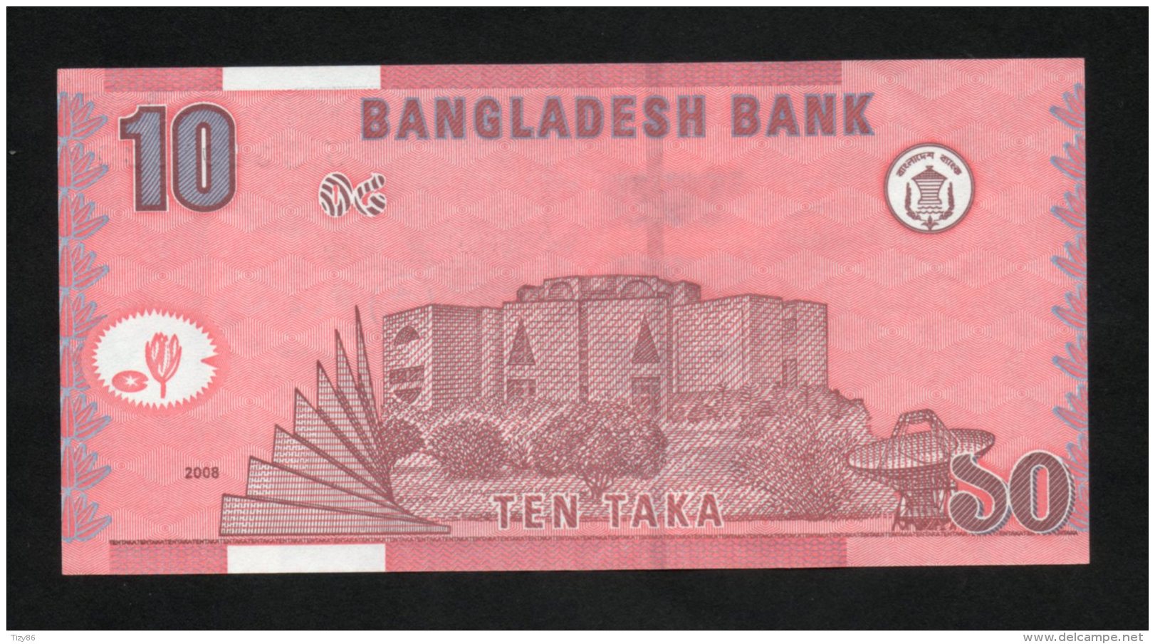 Banconota Bangladesh 10 Taka 2008 (SPL) - Bangladesh