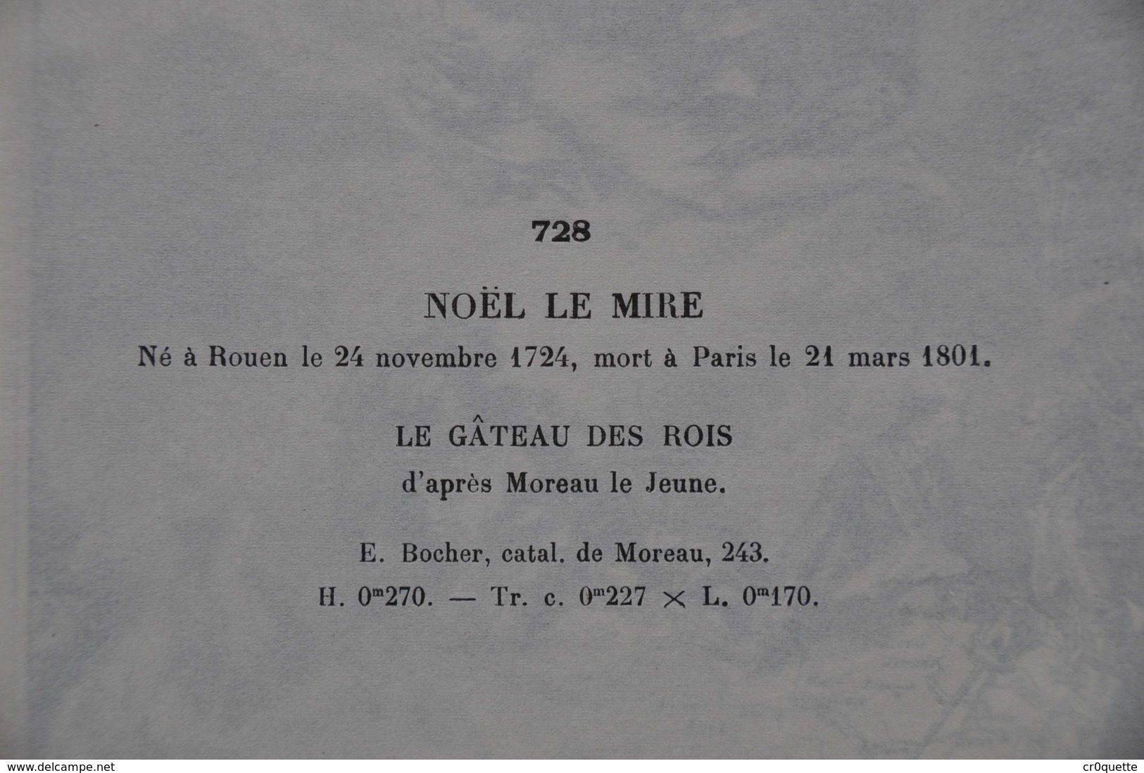 GRAVURE 728 / LE GÂTEAU DES ROIS Par NOËL LE MIRE Né à ROUEN En 1724 - Estampes & Gravures