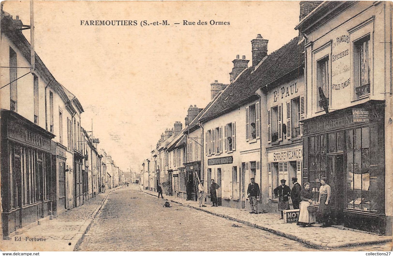 77-FAREMOUTIERS- RUE DES ORMES - Faremoutiers