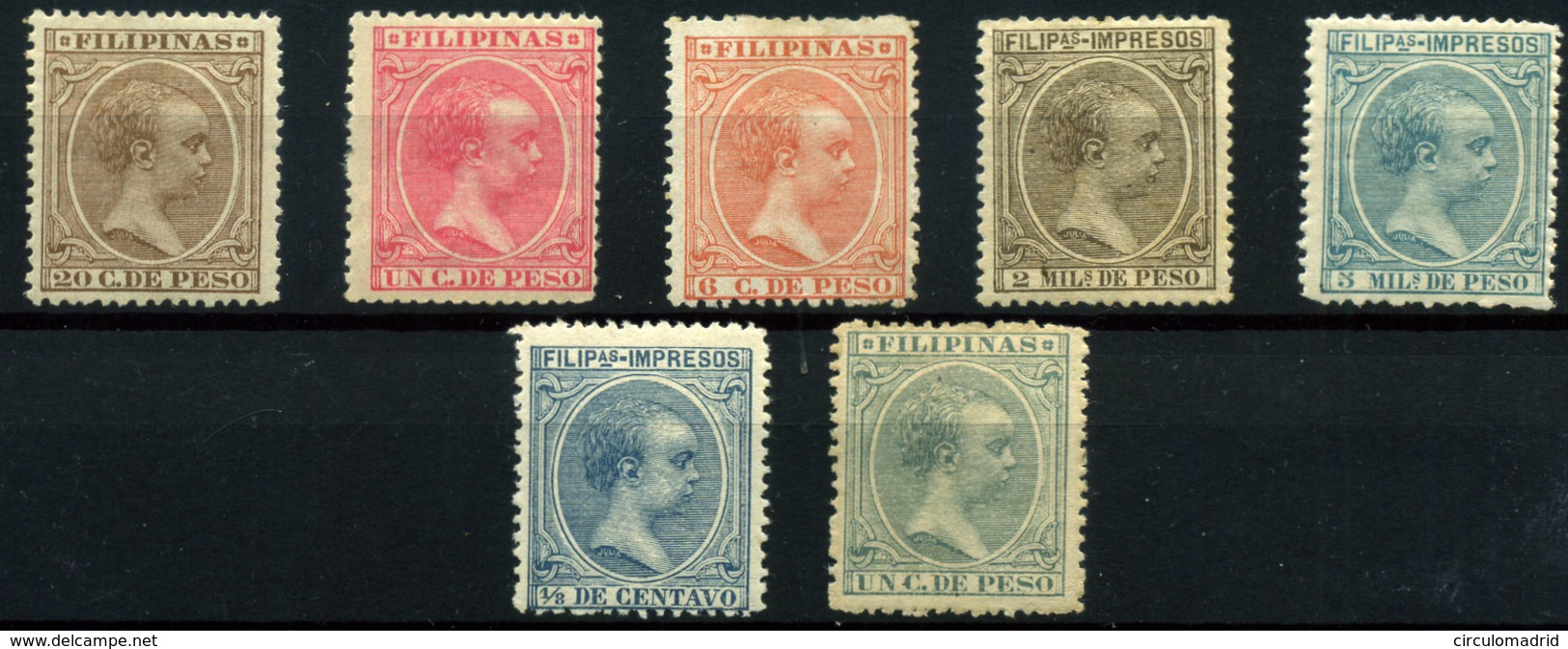 Filipinas Nº 118/21, 103, 109 Y 112 Y 118/21. Año 1891-1897 - Philippinen