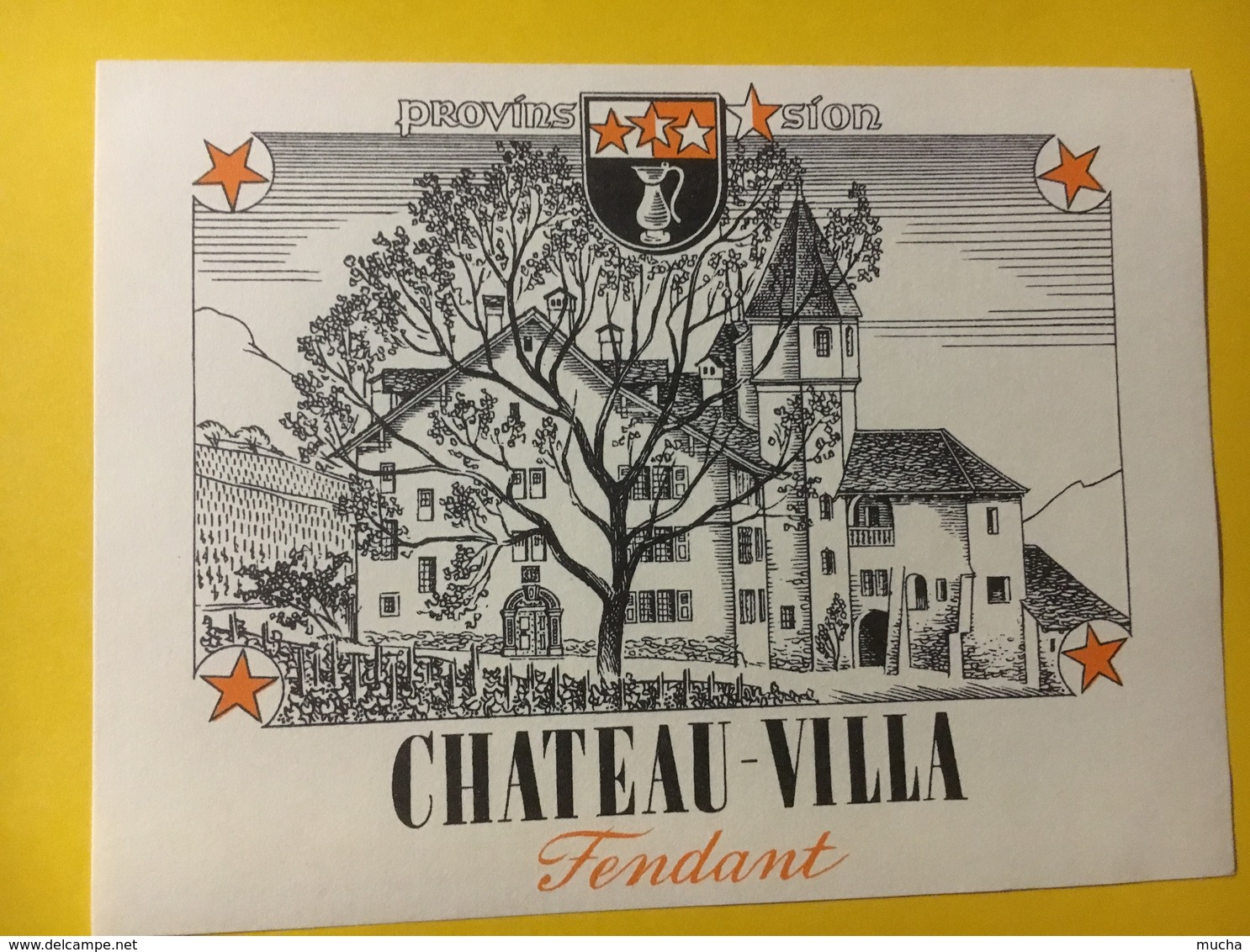 7099 - Fendant Chateau-Villa Provins Suisse - Autres & Non Classés