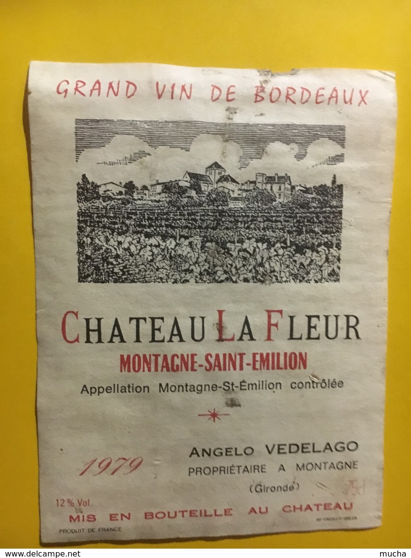 7103 - Château La Fleur 1979 Montagne Saint Emilion - Bordeaux