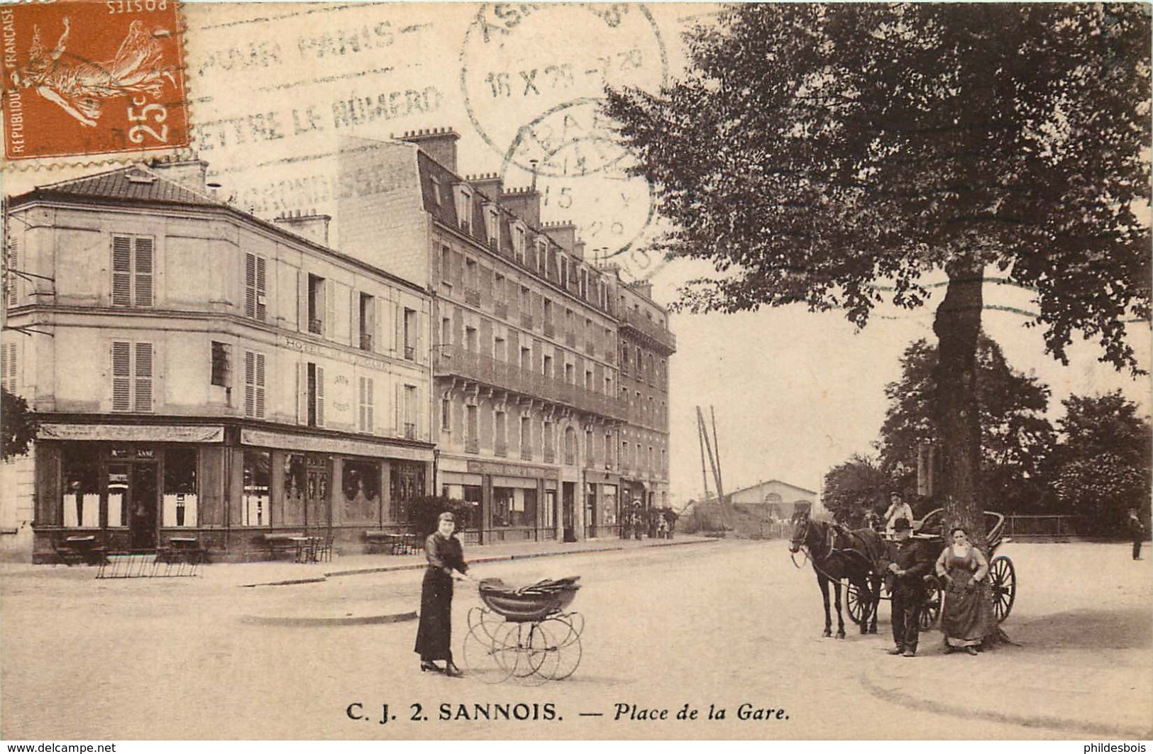 VAL D'OISE SANNOIS  Place De La Gare - Sannois