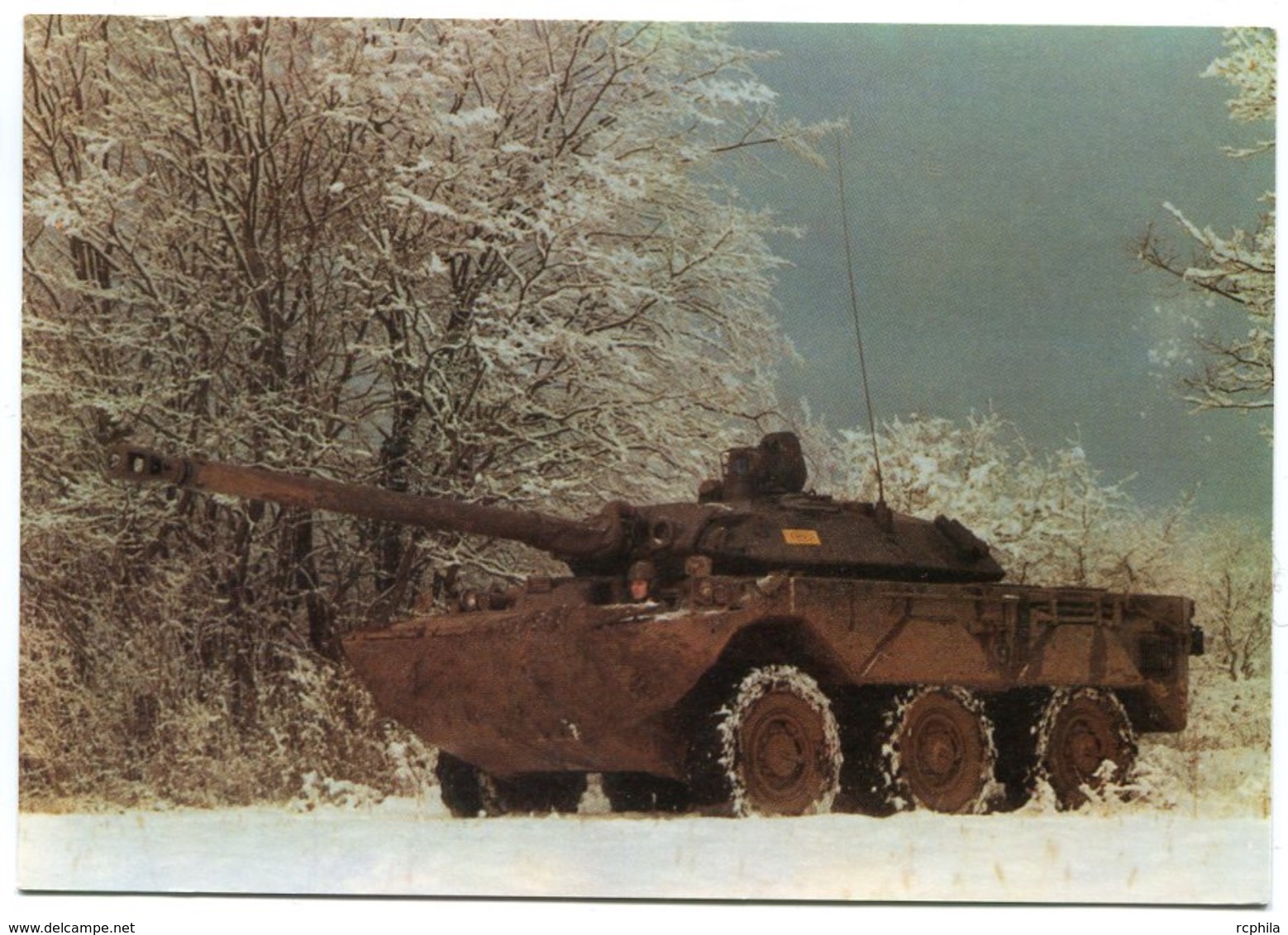 RC 7485 FRANCE CHAR AMX 10 RC ENGIN DE RECONNAISSANCE - ARMÉE FRANÇAISE CP NEUVE - Ausrüstung