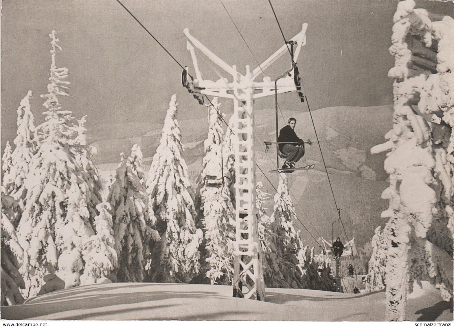 AK Szczyrk Schirk Wyciag Krzeselkowy Na Skrzyczne Lift Rauhkogel Beskiden Beskid Slaski Polski Polska Polen Pologne - Polen