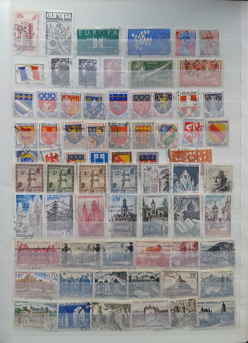 Frankrijk, France, Frankreich, Collection Of 255 Selected Stamps - Verzamelingen