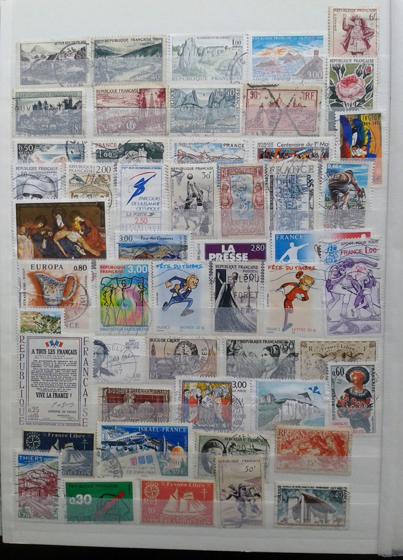 Frankrijk, France, Frankreich, Collection Of 255 Selected Stamps - Verzamelingen