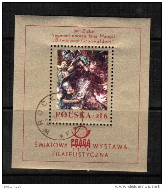 POLAND  Scott # 2282 VF USED Souvenir Sheet SS-64 - Blocs & Feuillets