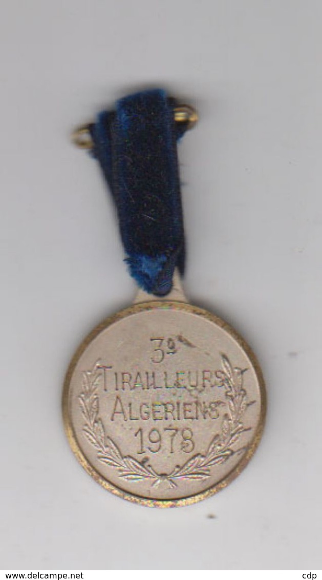 Médaille 1978 Tirailleurs Algériens - Art Populaire