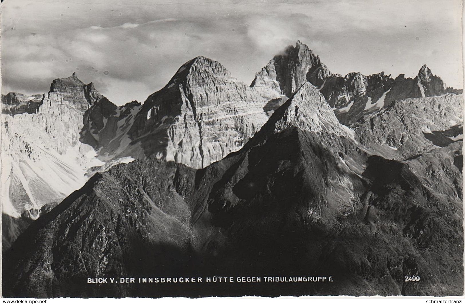 AK Innsbrucker Hütte Tribulaun Stempel A Gschnitz Gurns Stauden Gschnitztal Stubaital Tirol Österreich Austria Autriche - Neustift Im Stubaital