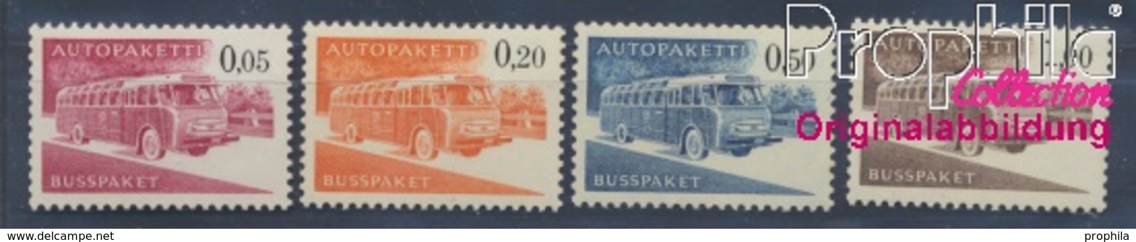 Finnland AP10x-AP13x (kompl.Ausg.) Postfrisch 1963 Autopaketmarken (8497035 - Parcel Post