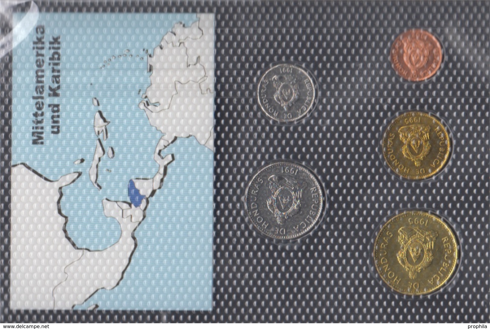 Honduras Stgl./unzirkuliert Kursmünzen Stgl./unzirkuliert 1991-1996 1 Centavo Bis 50 Centavos (9146536 - Honduras