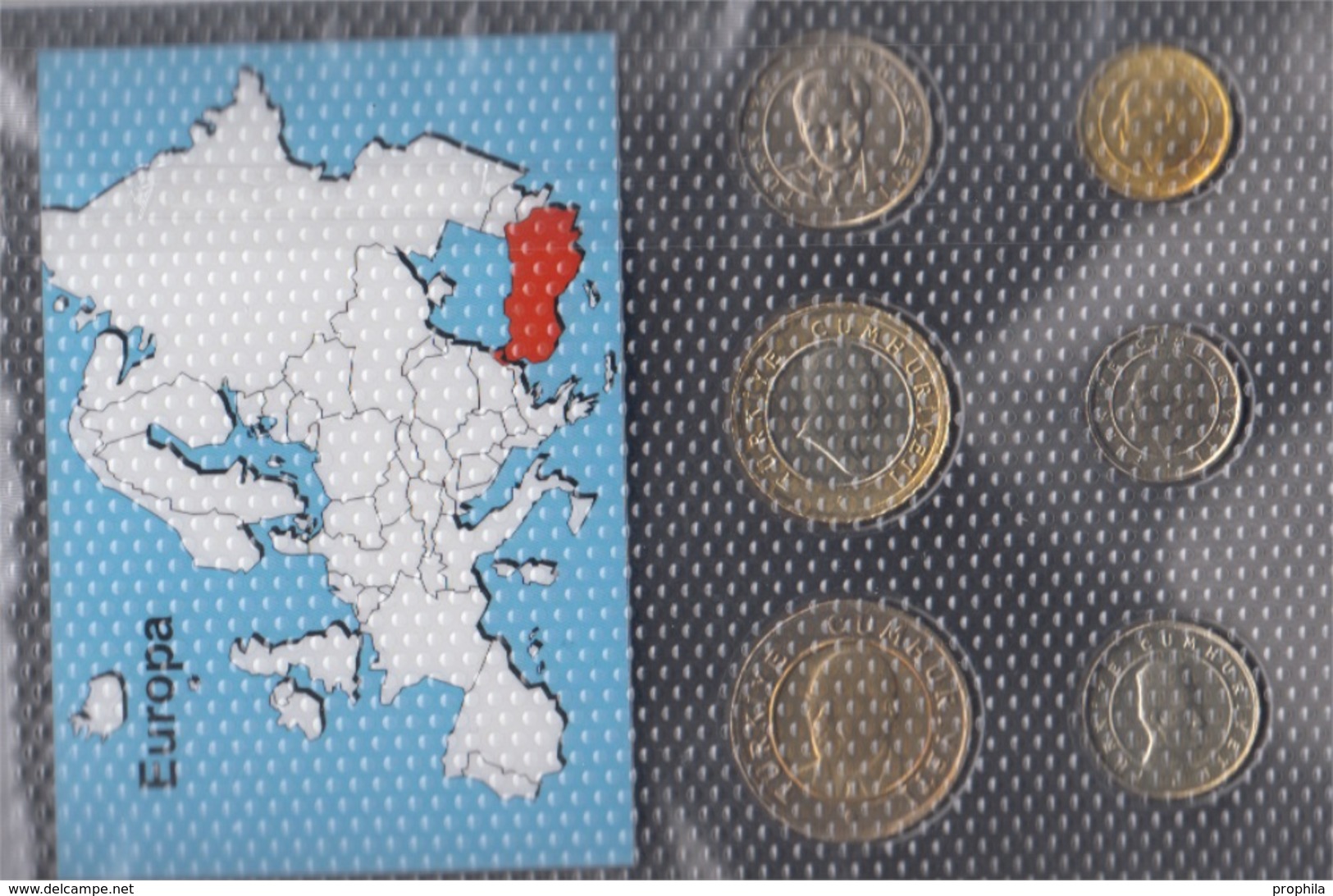 Türkei Stgl./unzirkuliert Kursmünzen Stgl./unzirkuliert 2005-2007 1 Yeni Kurus Bis 1 Yeni Lira (9146518 - Türkei