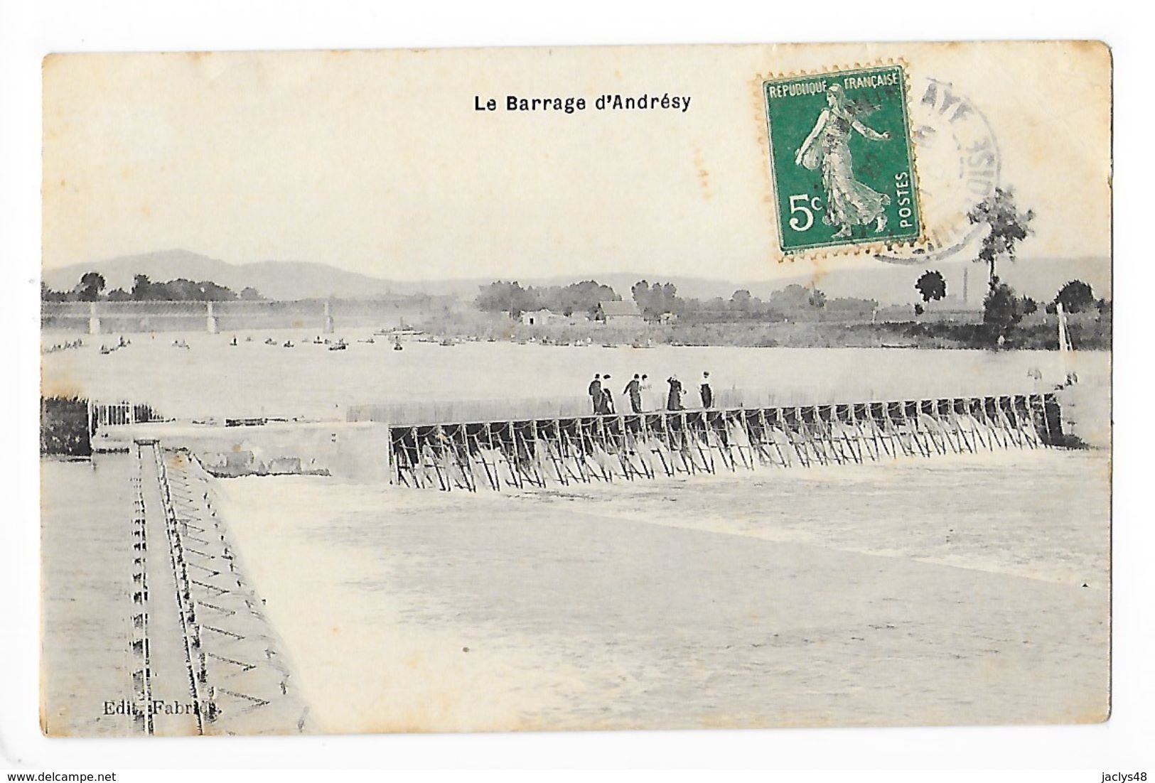 Le Barrage D'ANDRESY  (cpa 78)   - L 1 - Andresy