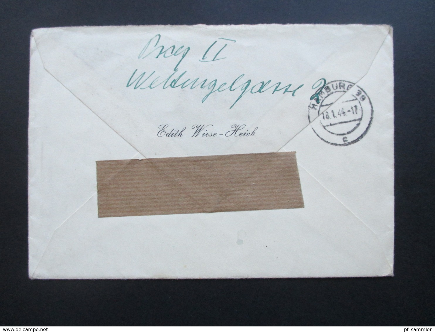 Böhmen Und Mähren 1942 Einschreiben Prag 6 4280 MiF Nr. 89 Unterrandpaar! + Nr. 103 Nach Hamburg. Bedarf! - Storia Postale