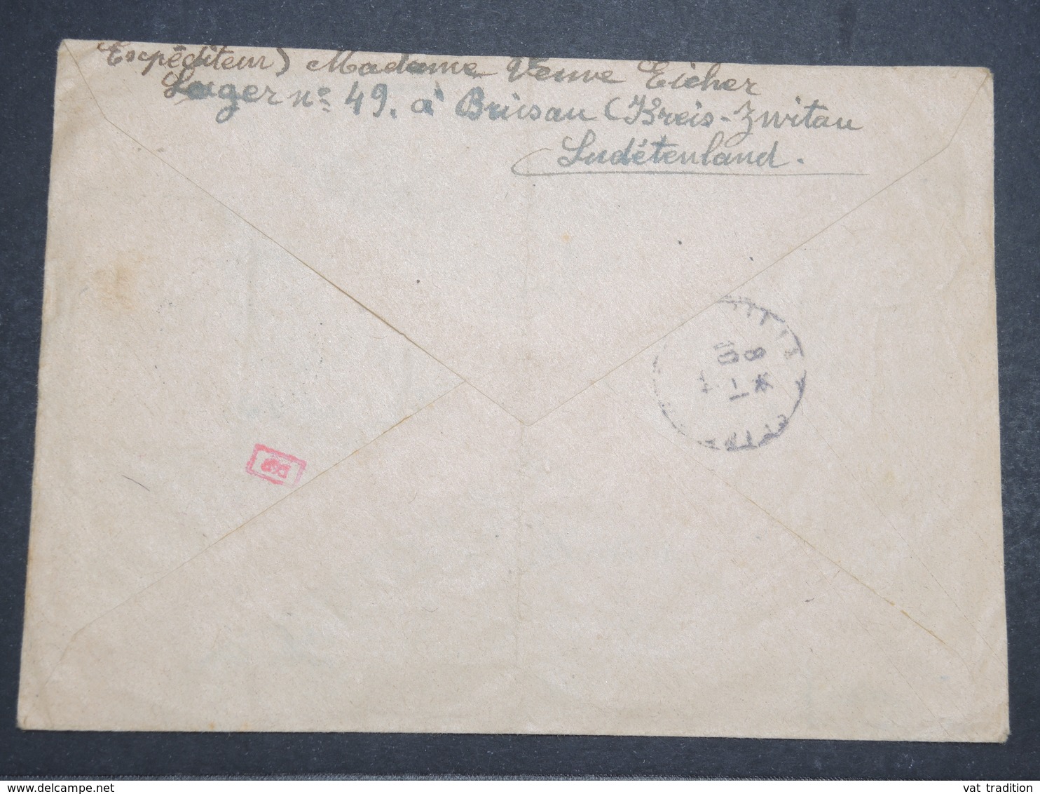 ALLEMAGNE - Enveloppe En Recommandé De Brüsau Pour La France En 1943 Avec Contrôle Postal - L 14655 - Covers & Documents
