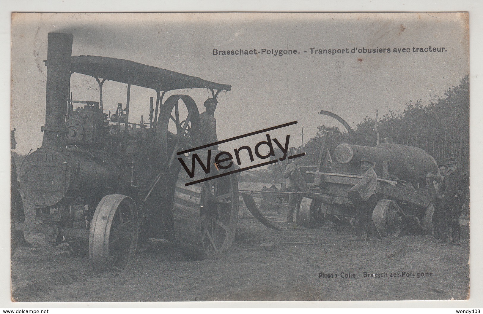 Brasschaat (transport D'obusiers Avec Tracteur) - Brasschaat