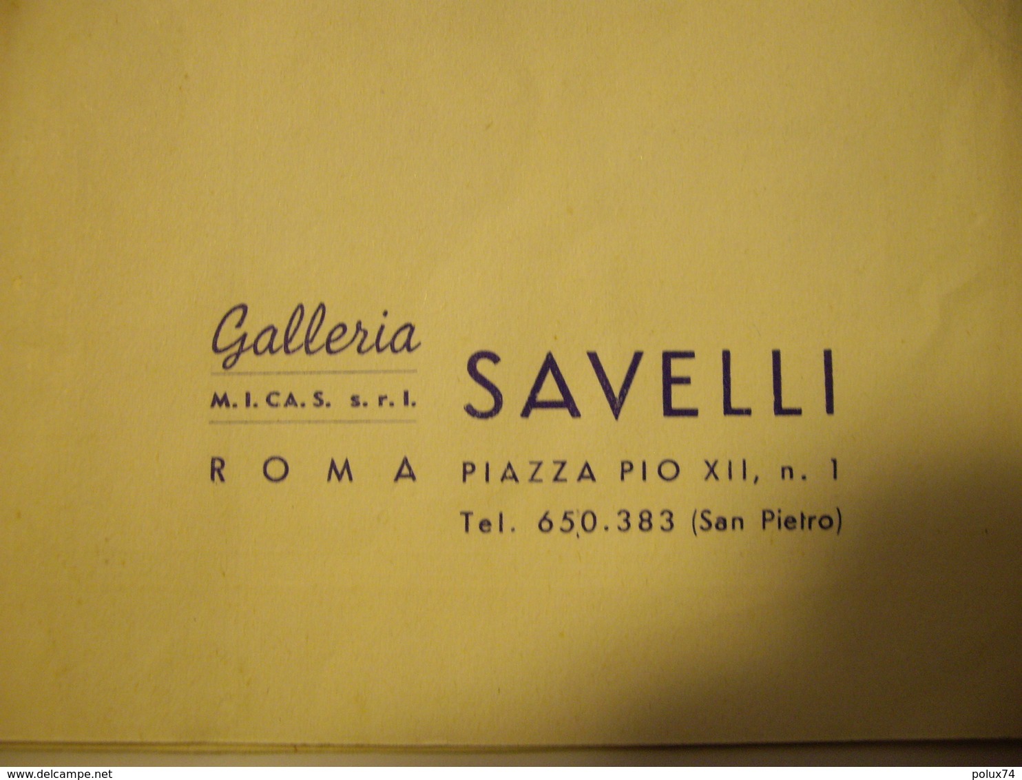 VATICAN  CITY STAMPS  Galleria SAVELLI  ROMA - Colecciones