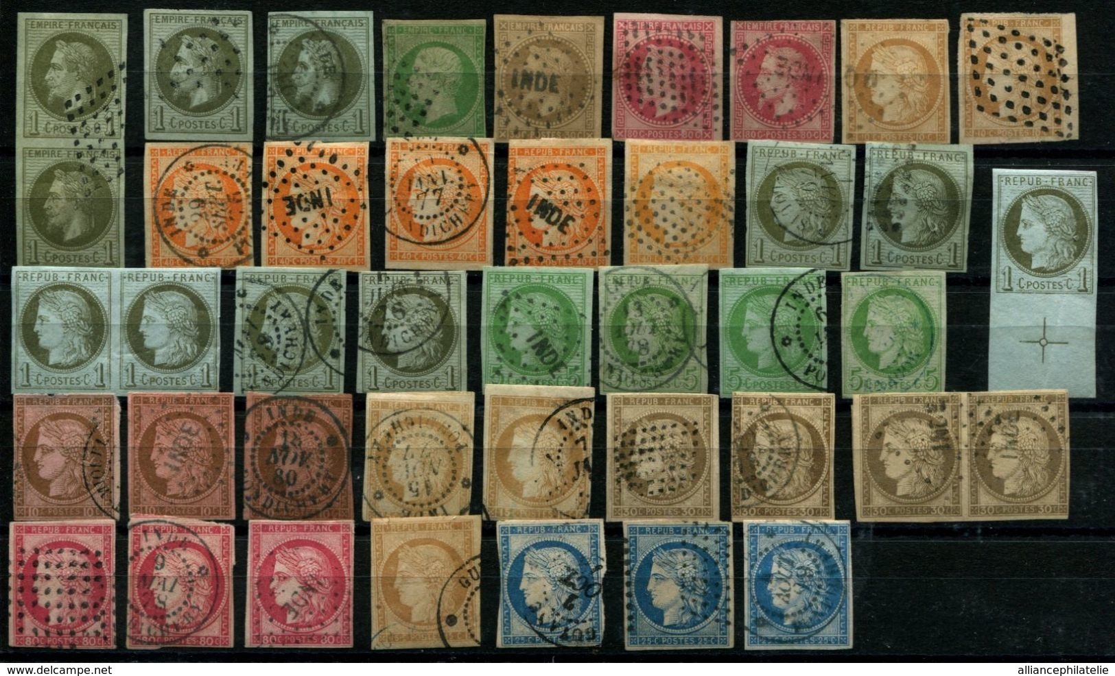 COLONIES GENERALES - Lot De 235 Timbres - Tous états - Cérès