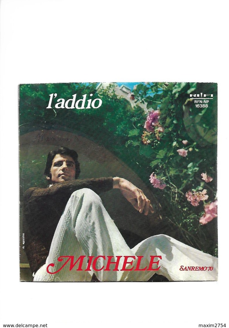 MICHELE - L'ADDIO - SANREMO 1970 - Other - Italian Music