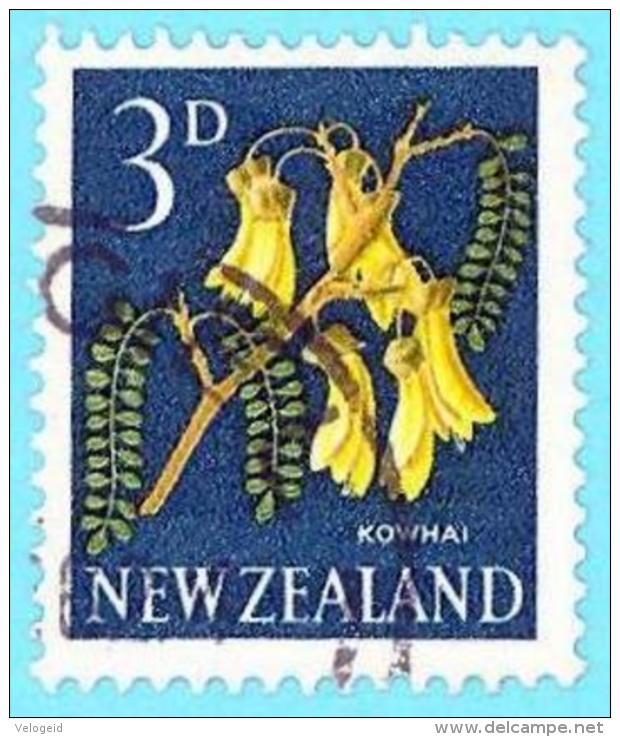 Nueva Zelanda. New Zealand. 1960. Scott # 337. Kowhai Flower - Usados