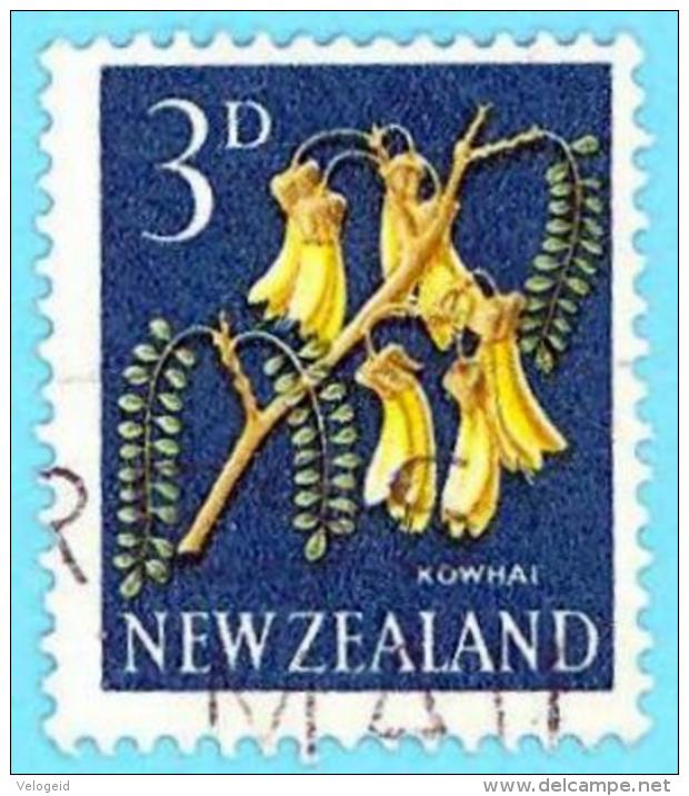 Nueva Zelanda. New Zealand. 1960. Scott # 337. Kowhai Flower - Usados