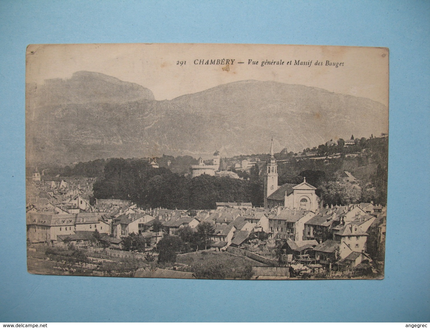 CPA   1916  Cachet Des Hospices Civils De Chambéry Savoie - Section  Militaire - Guerre De 1914-18